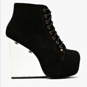 Jeffrey Campbell Dina Platform Wedge Booties